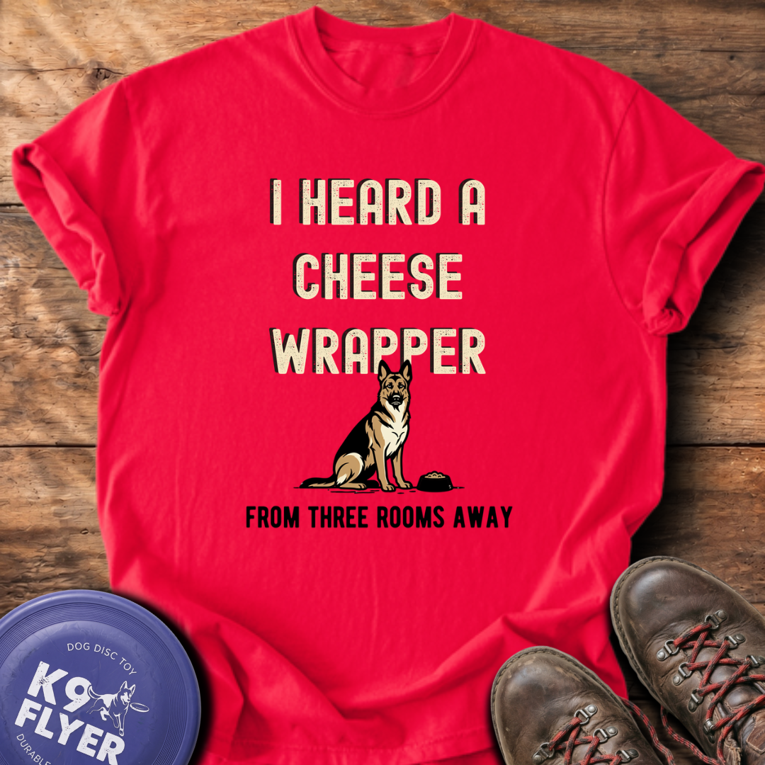 Cheese Wrapper T-Shirt - Red