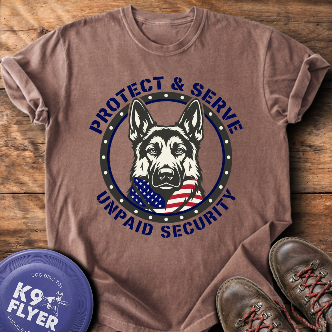Unpaid Security T-Shirt - Espresso