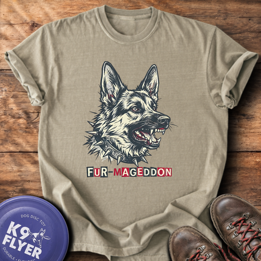 Fur-Mageddon T-Shirt - Khaki