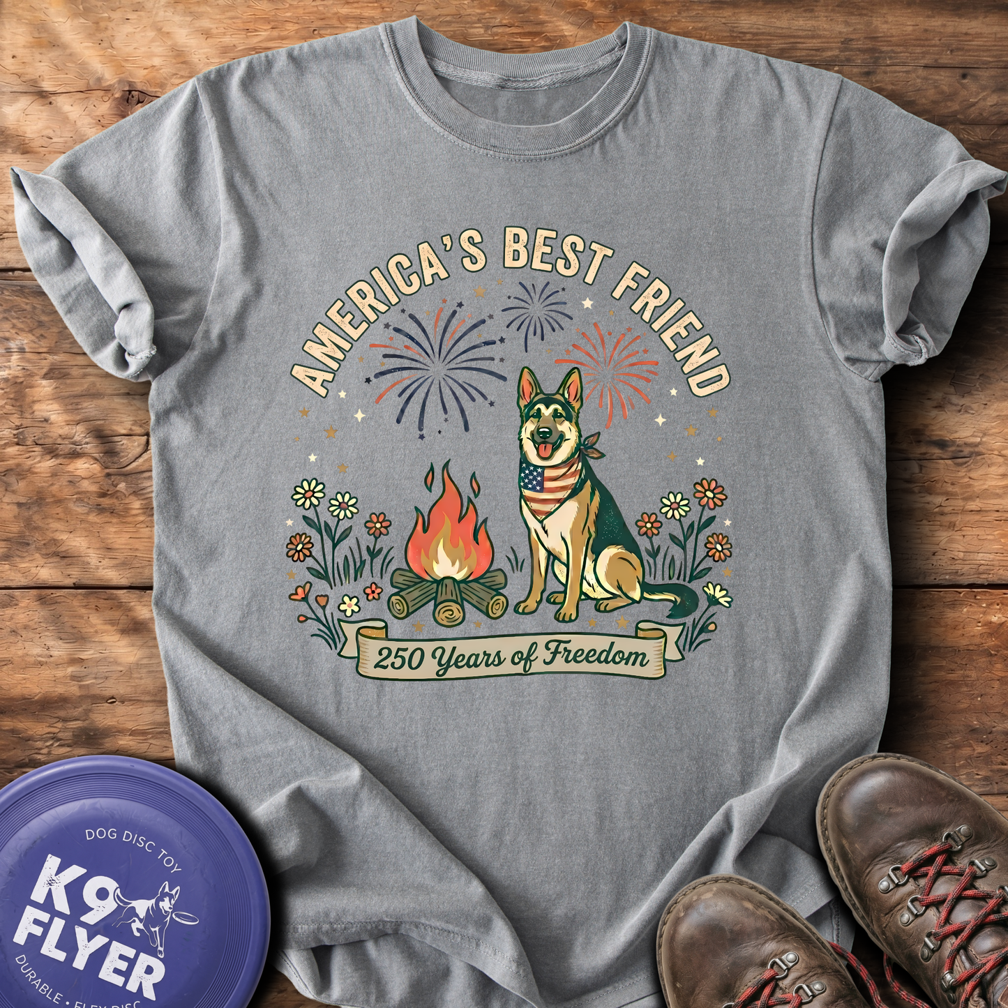 0094 America's Best Friend - Grey
