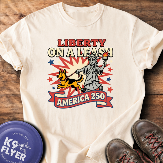 0114 Liberty On A Leash - Ivory