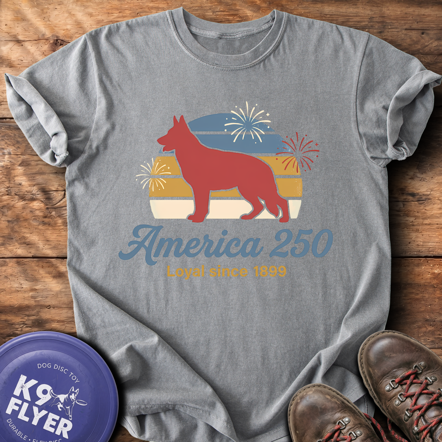 0125 Retro America 250 - Grey