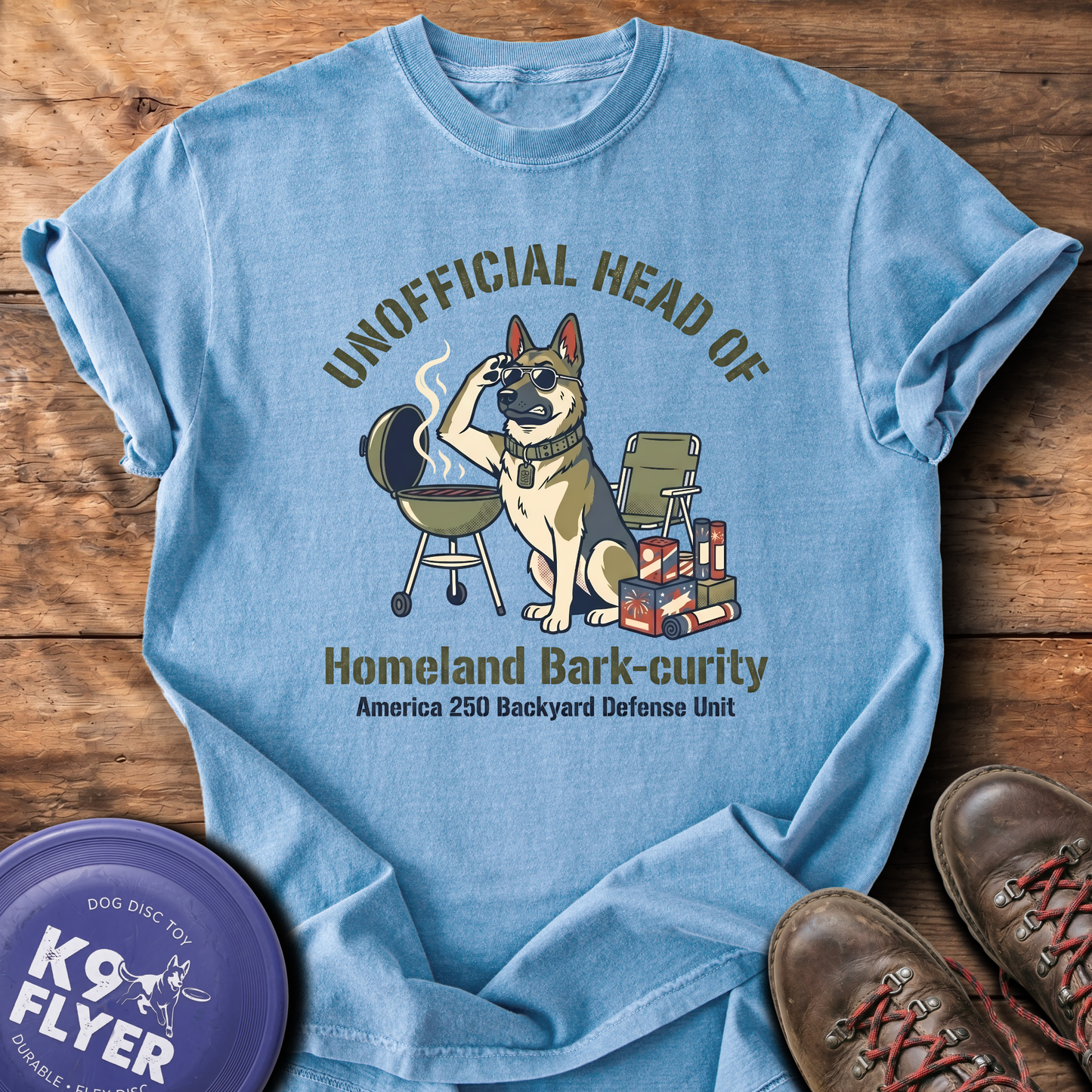 0112 Homeland Bark-Curity - Washed Denim