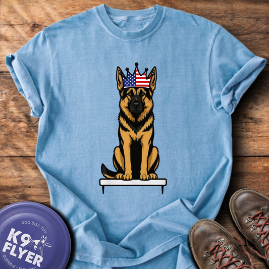 GSD King T-Shirt - Washed Denim
