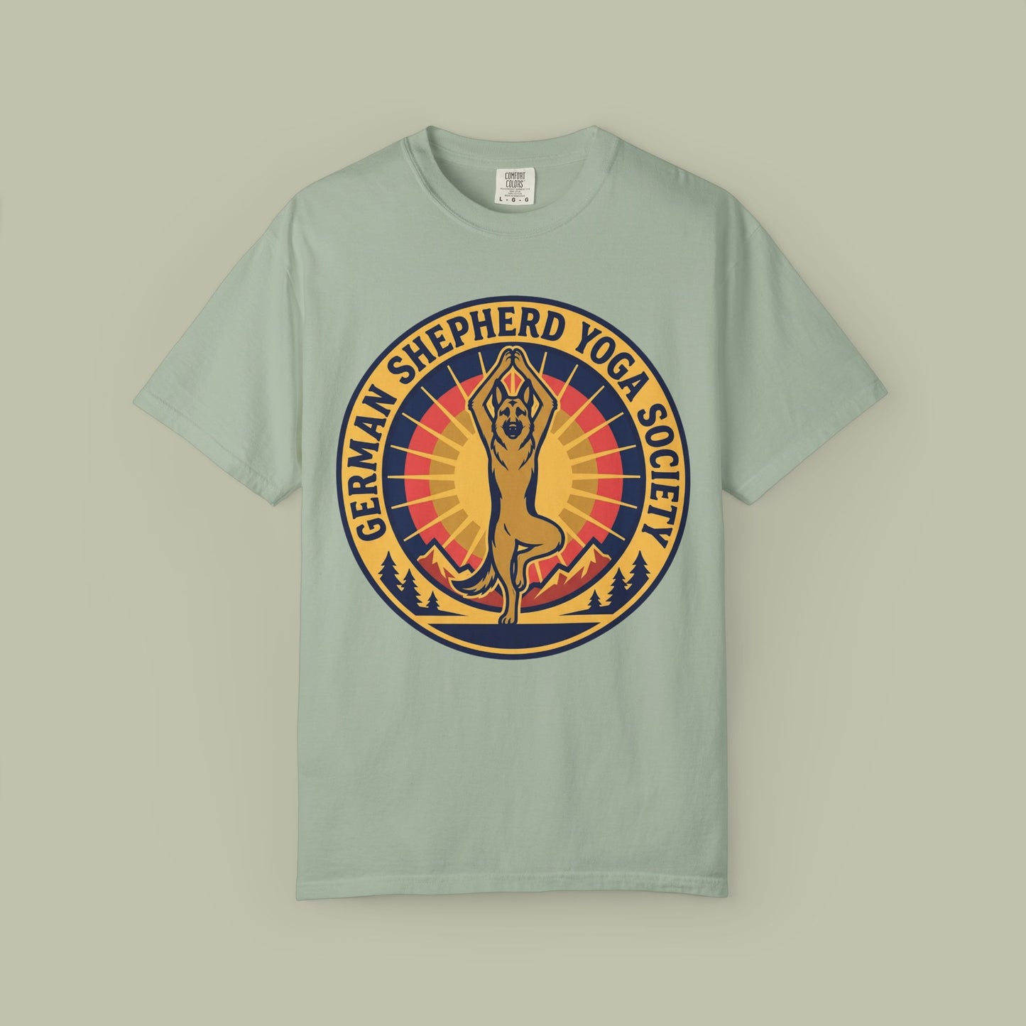 German Shepherd Yoga Society T-Shirt