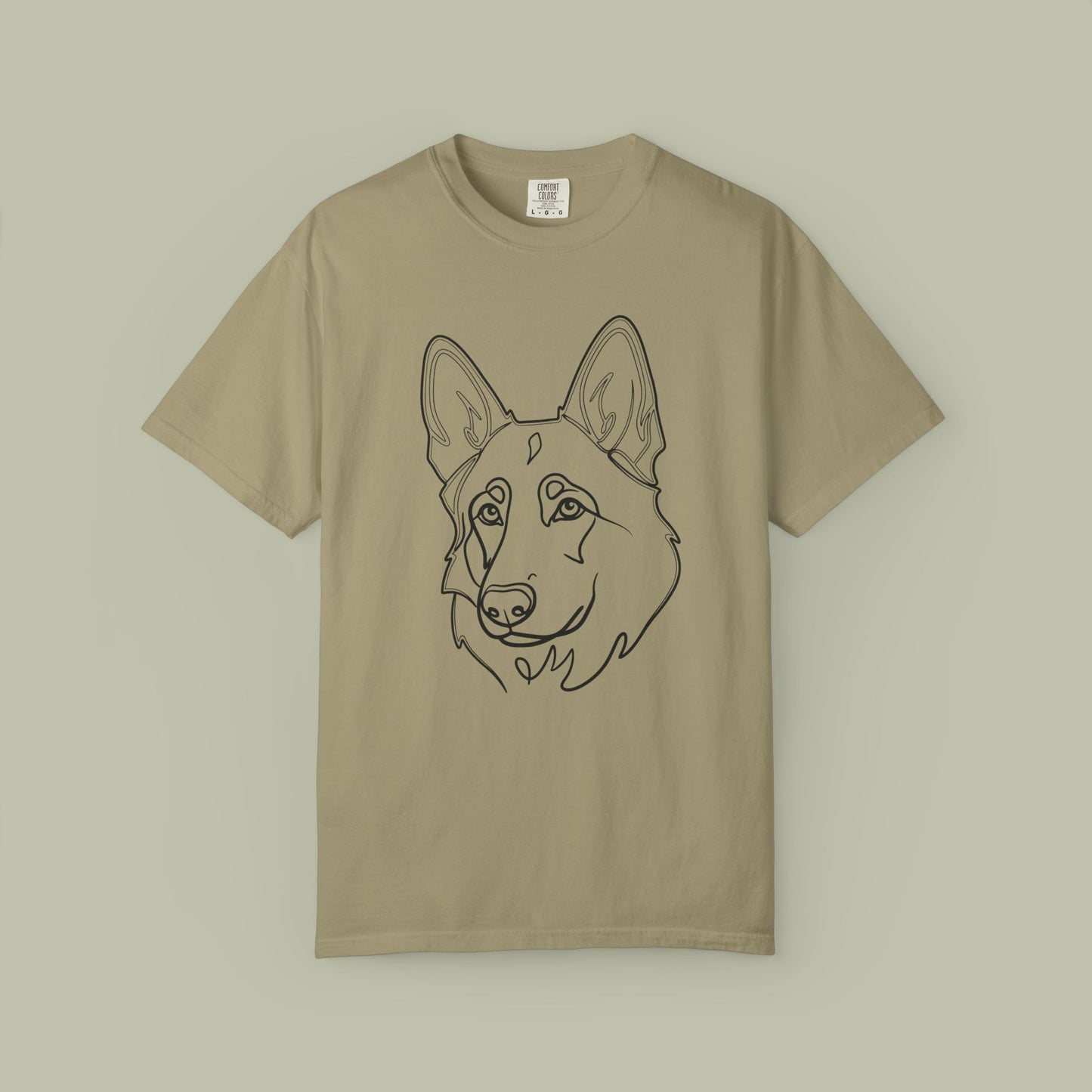 GSD Line Portrait T-Shirt