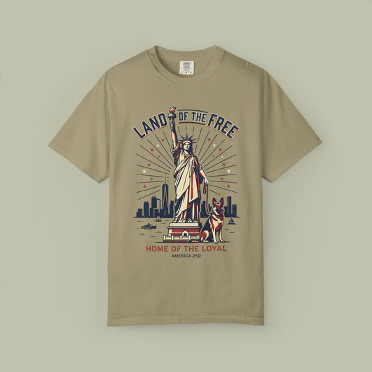 Statue of Liberty & German Shepherd T-Shirt