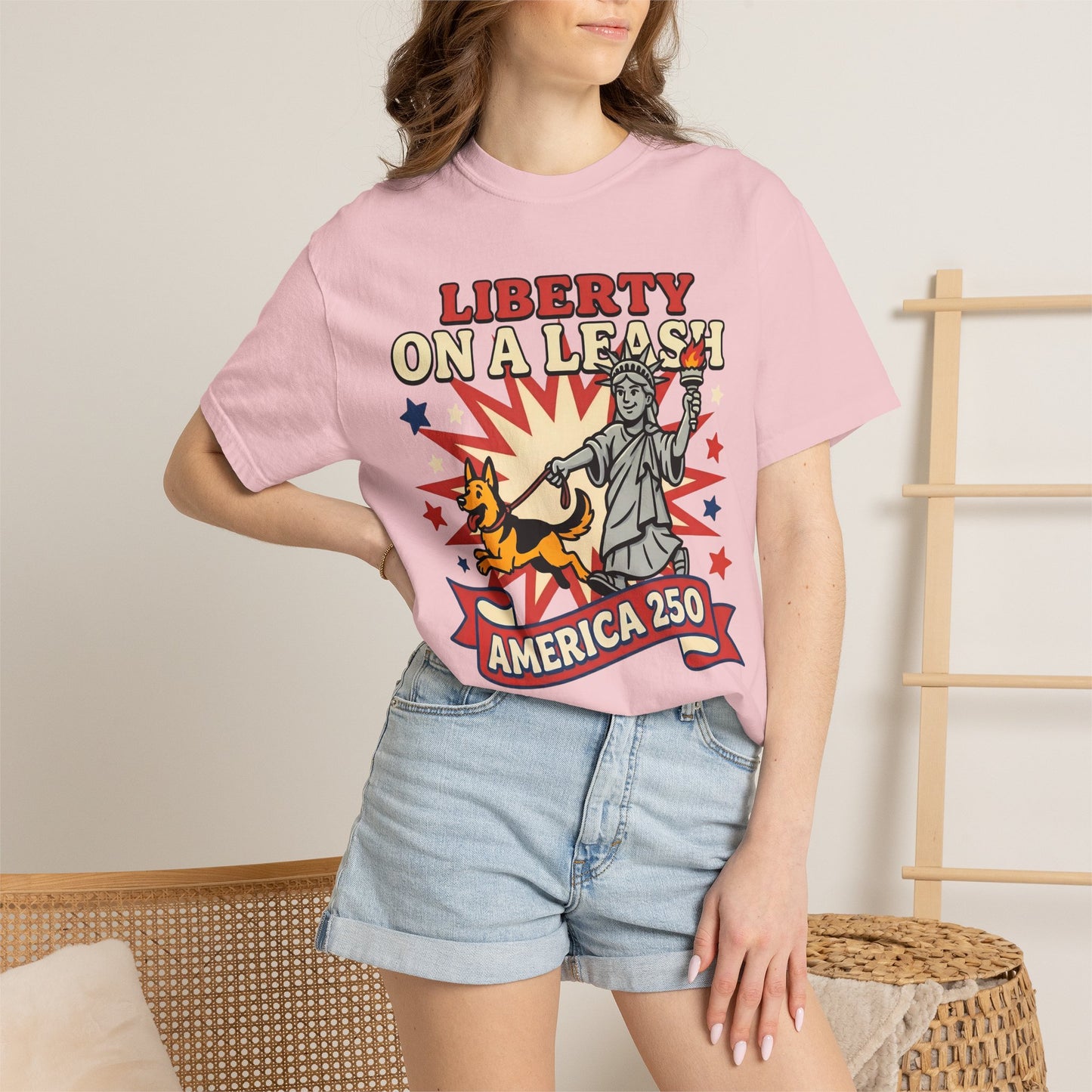 Liberty On A Leash T-Shirt