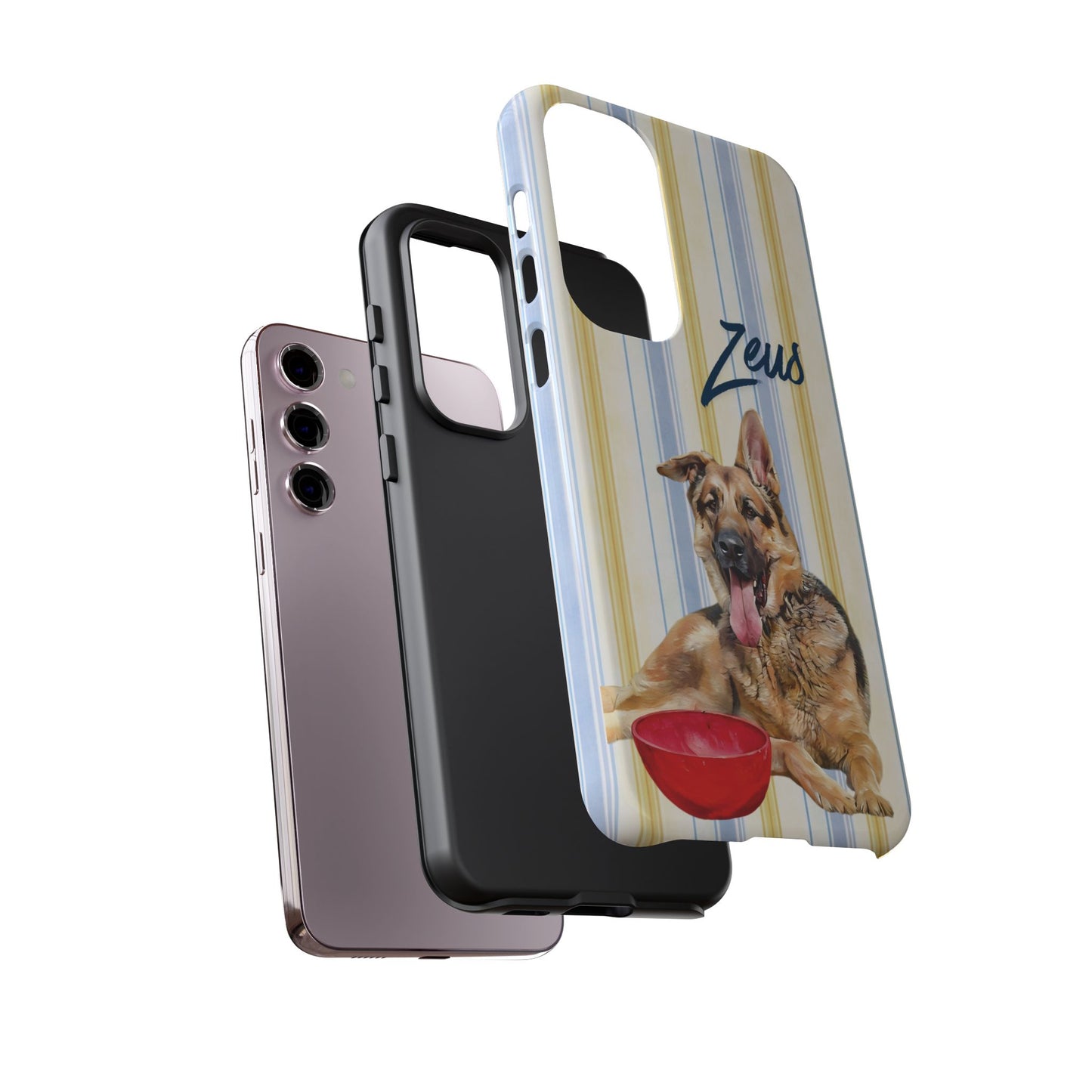Your German Shepherd, Turned Into Art — On a Phone Case