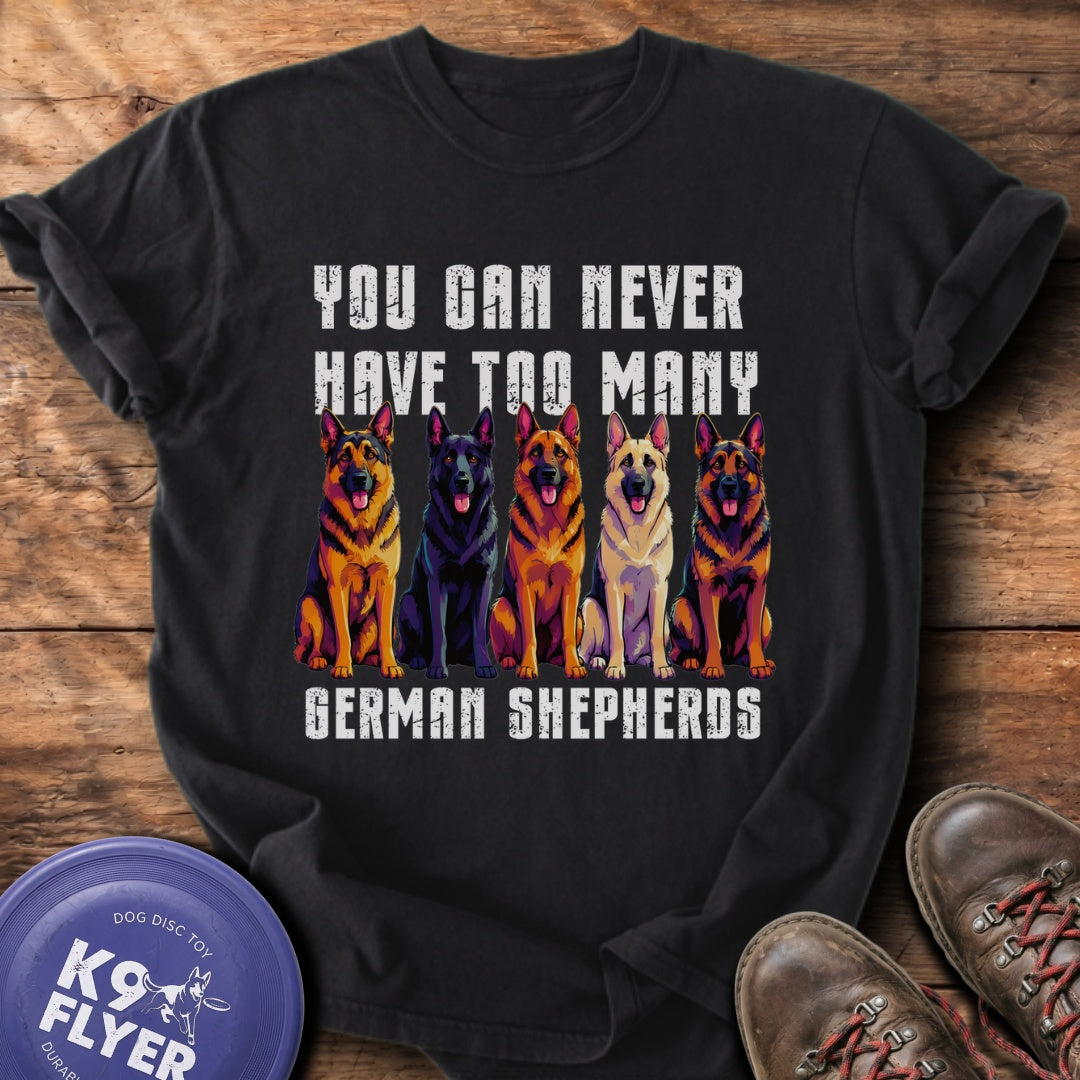 0013 Too Many German Shepherds - Black