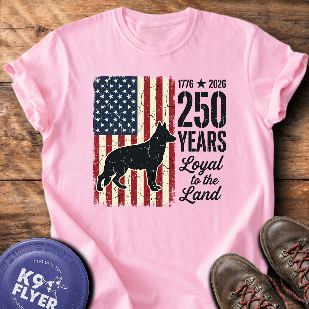 Loyal To The Land Flag T-Shirt - Blossom