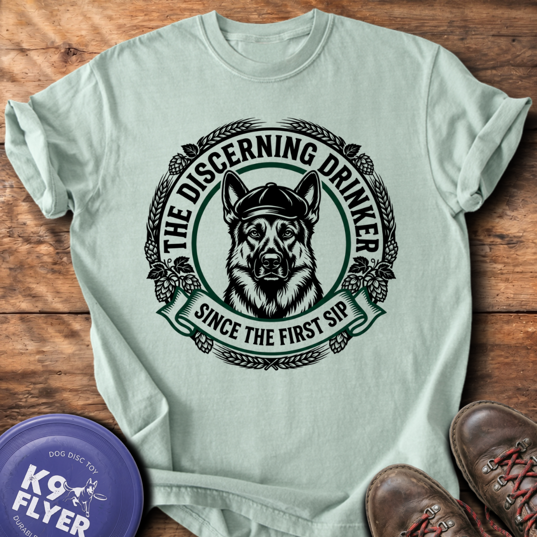 Discerning Drinker T-Shirt - Bay