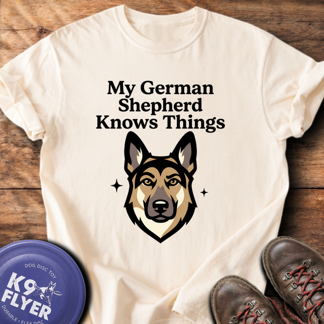 My GSD Knows Things - Ivory