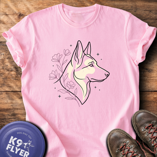 0131 GSD and Flower - Blossom