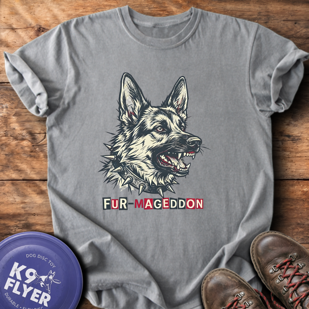 Fur-Mageddon T-Shirt - Grey