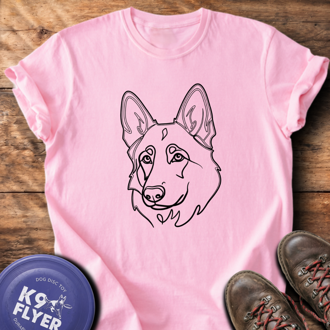 GSD Line Portrait - Blossom