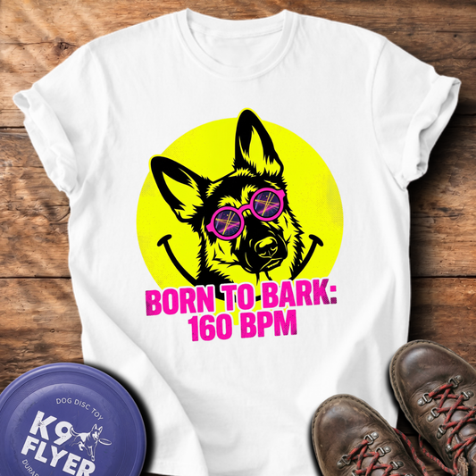 Born To Bark T-Shirt - White