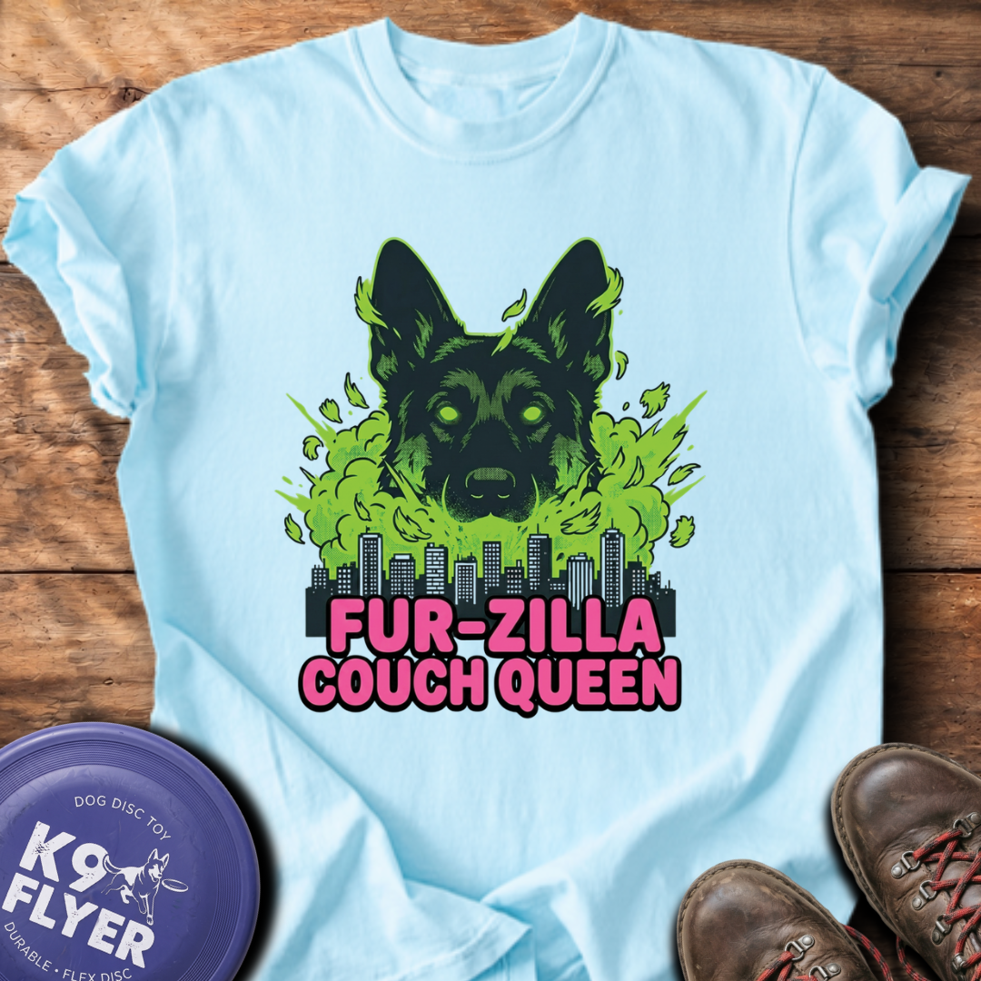 Fur-Zilla T-Shirt - Chambray