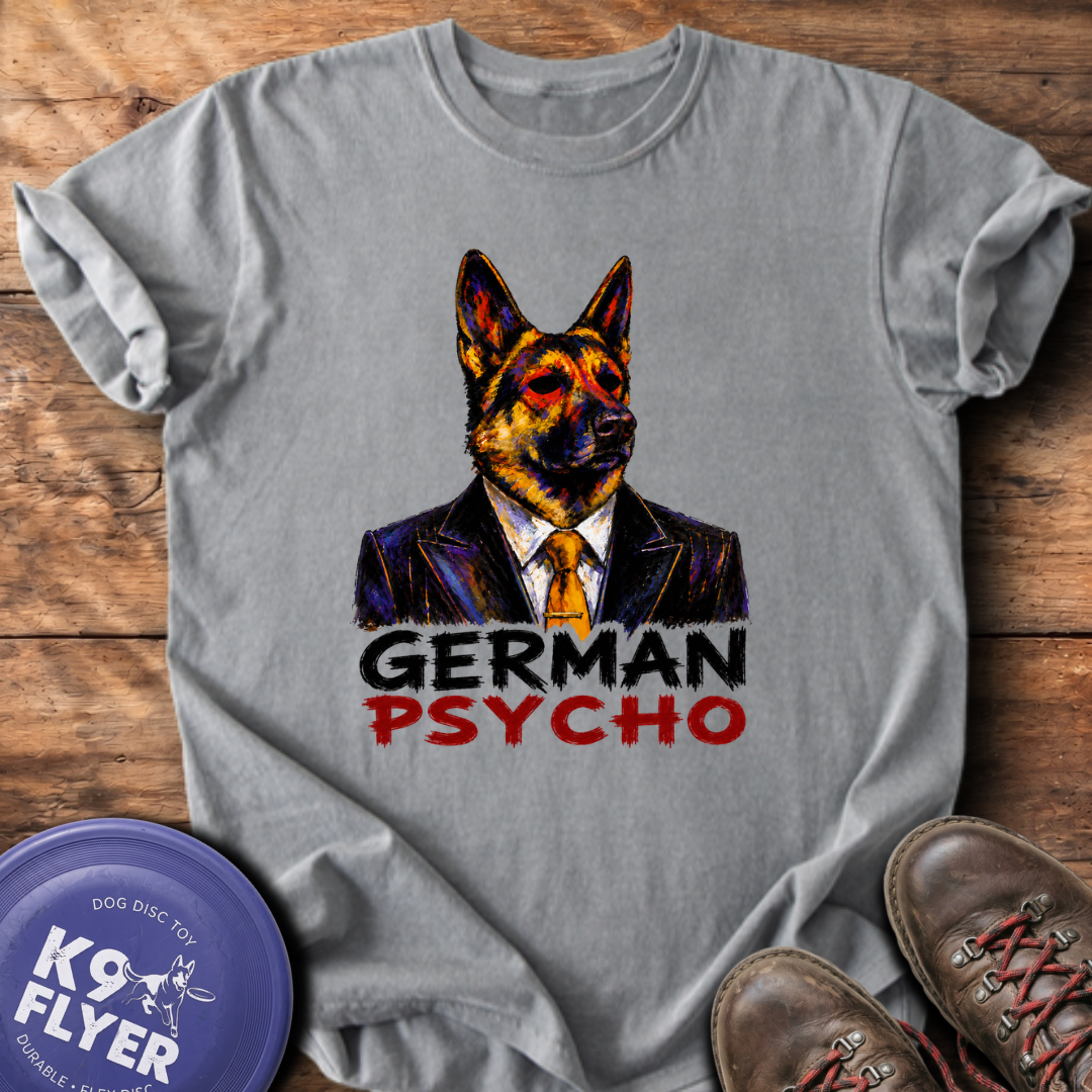 German Psycho T-Shirt - Grey