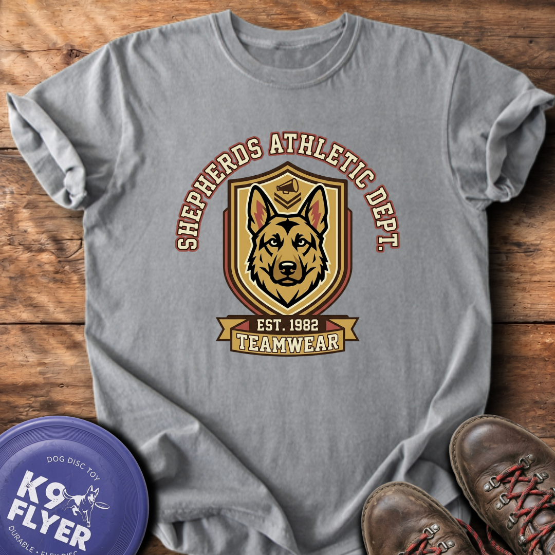 Shepherds Athletic Dept T-Shirt - Grey