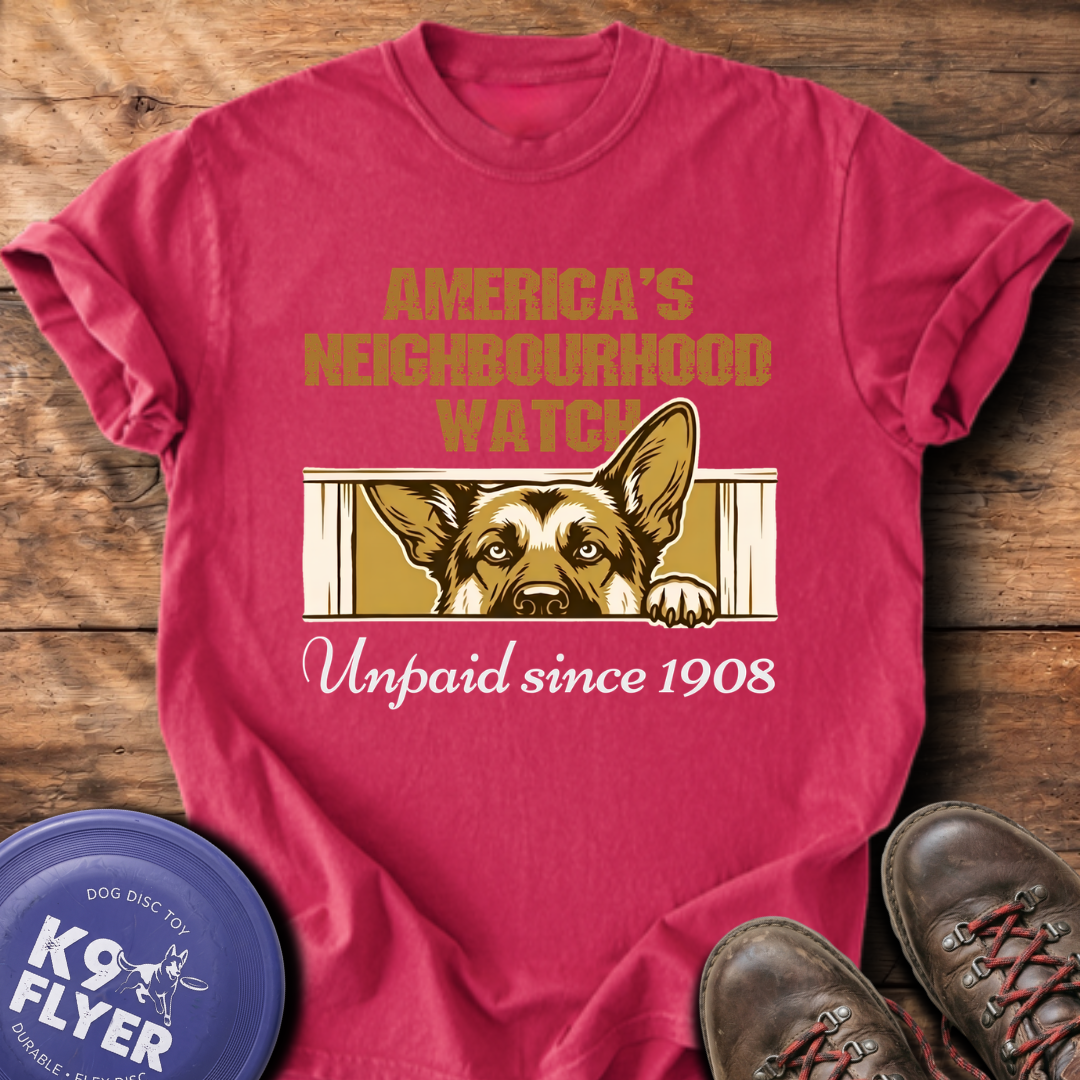Neighbourhood Watch T-Shirt - Chili