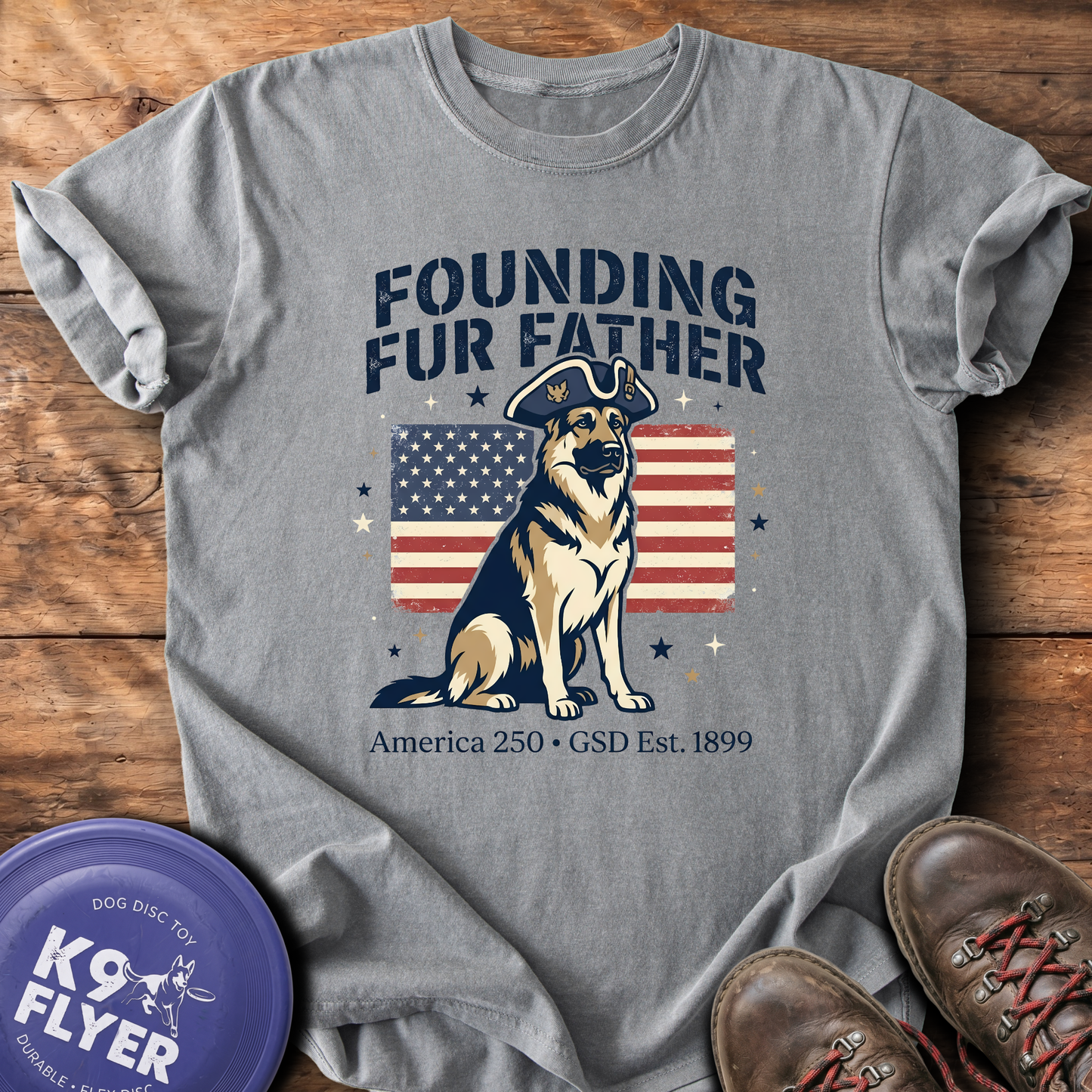 0104 Founding Fur Father - Grey
