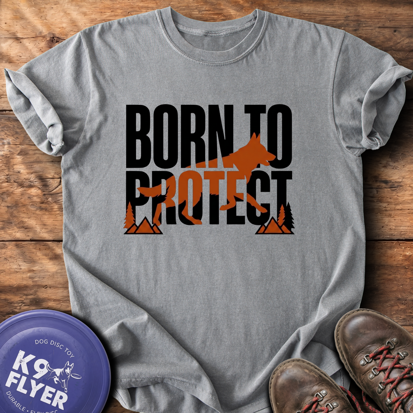 0127 Born To Protect - Grey