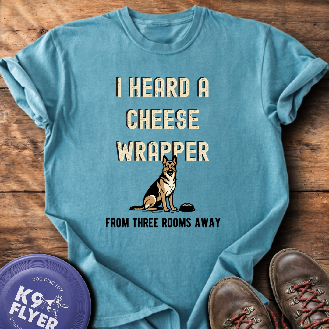 Cheese Wrapper T-Shirt - Ice Blue