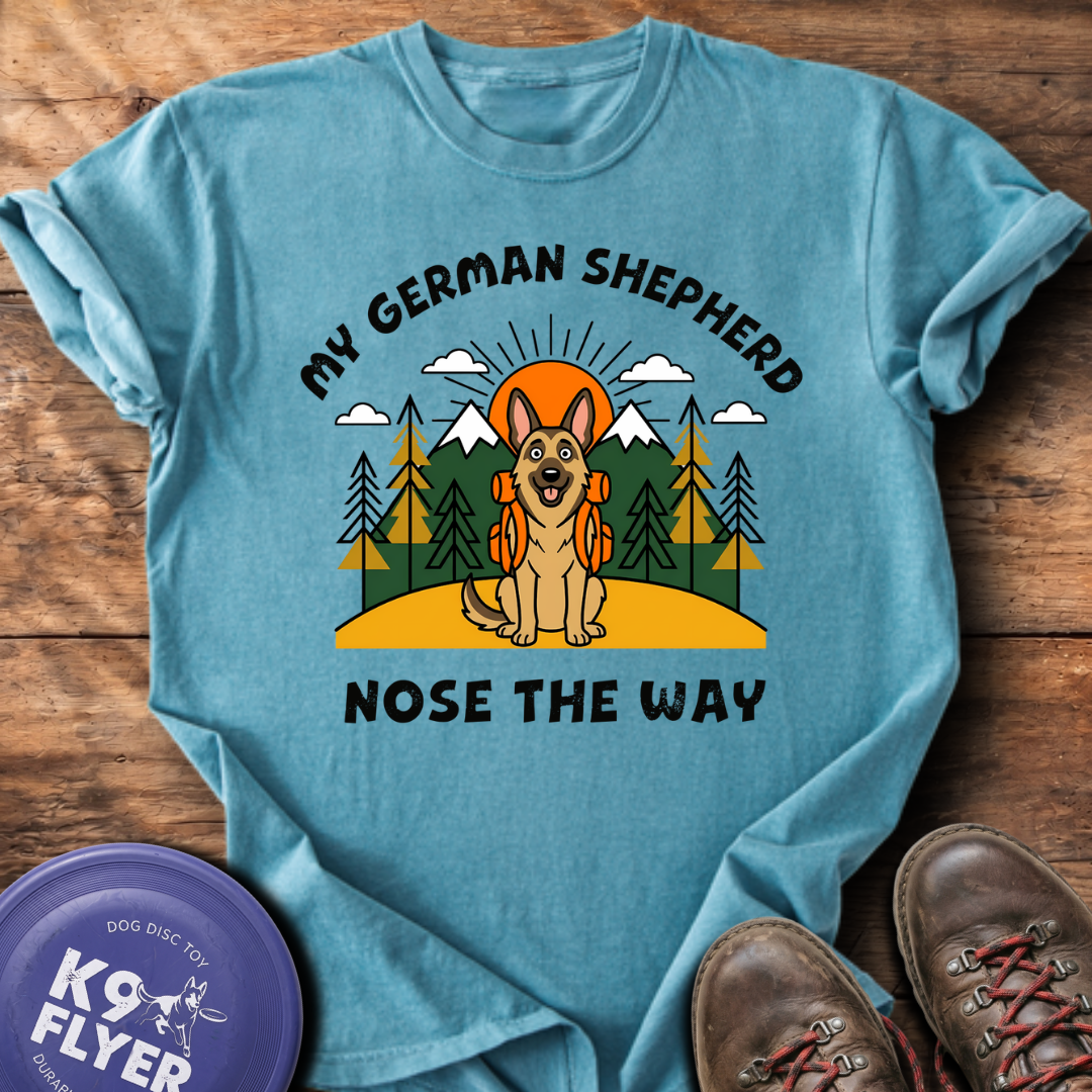 Nose The Way T-Shirt - Ice Blue