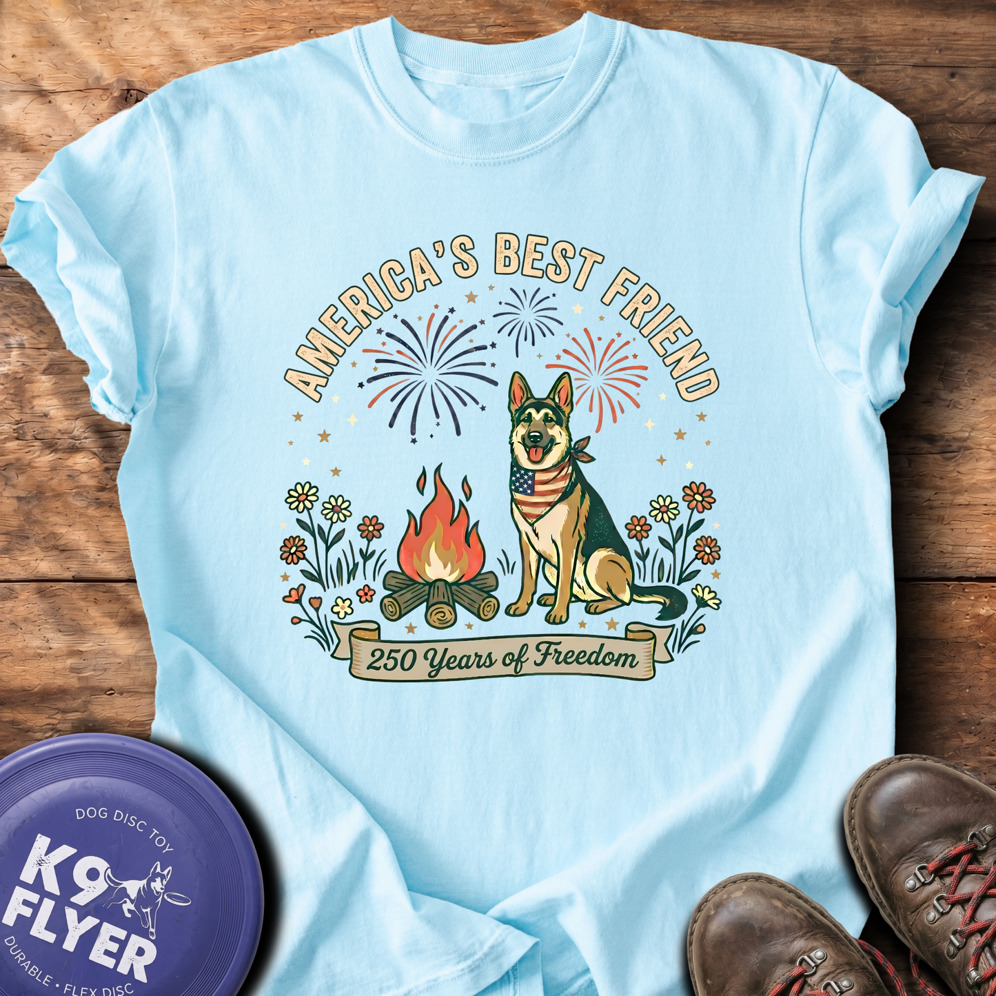 0094 America's Best Friend - Chambray