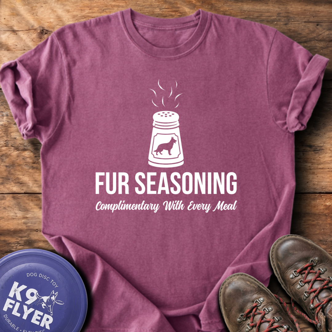 Fur Seasoning T-Shirt - Berry