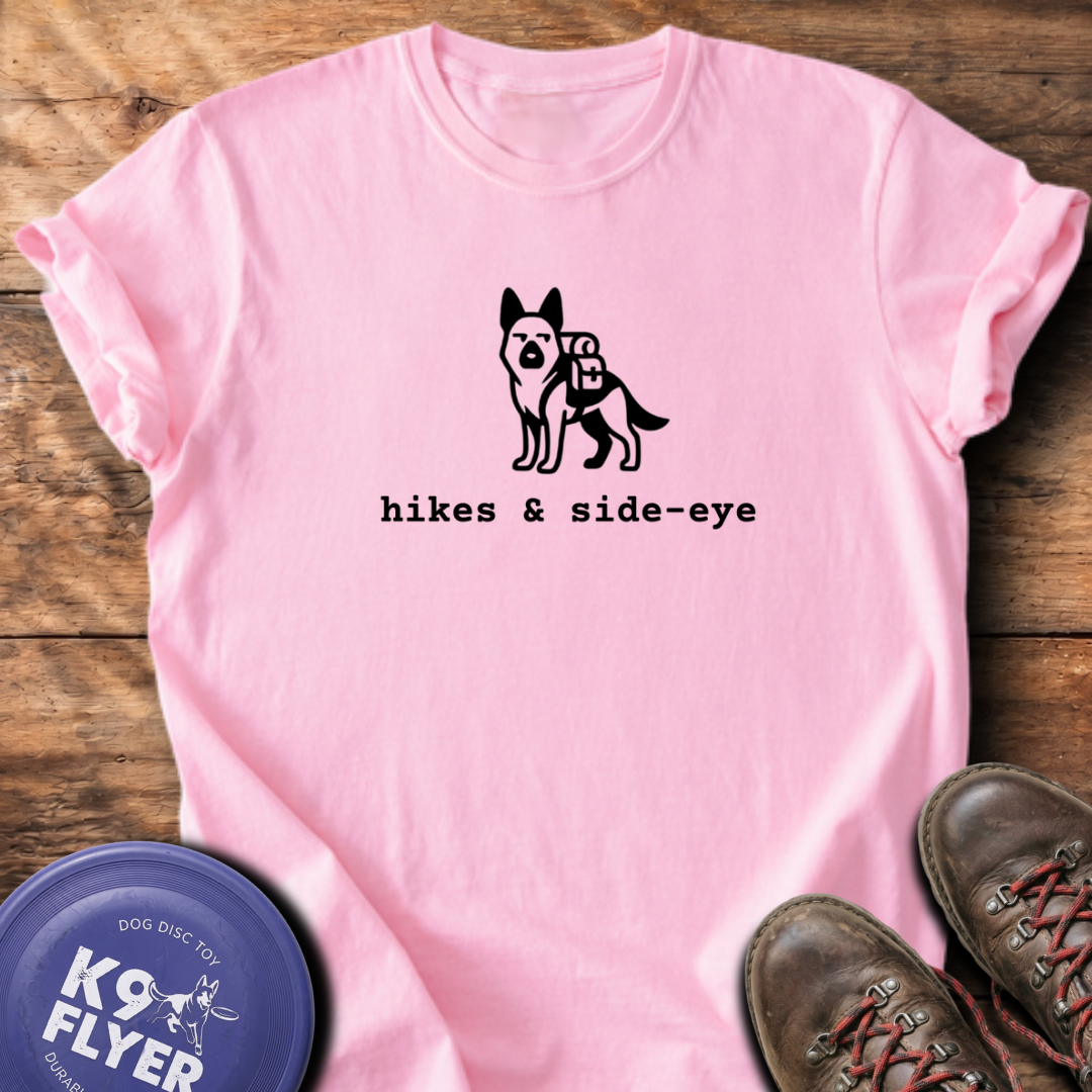 Hikes & Side Eye T-Shirt - Blossom