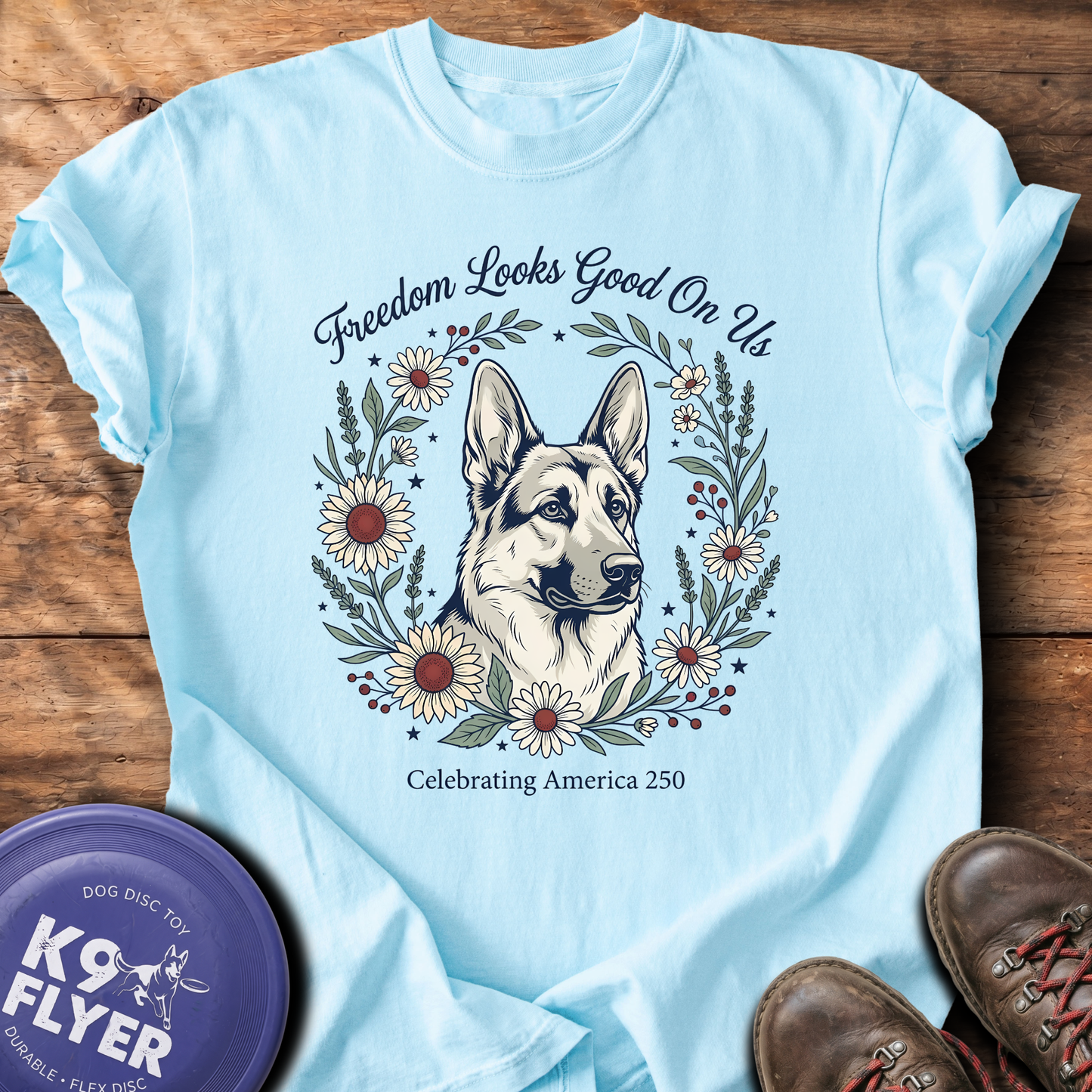 0105 Freedom Looks Good - Chambray