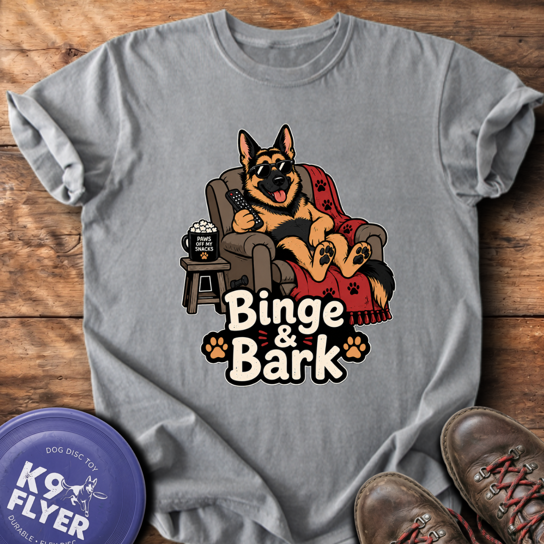 Binge & Bark T-Shirt - Grey