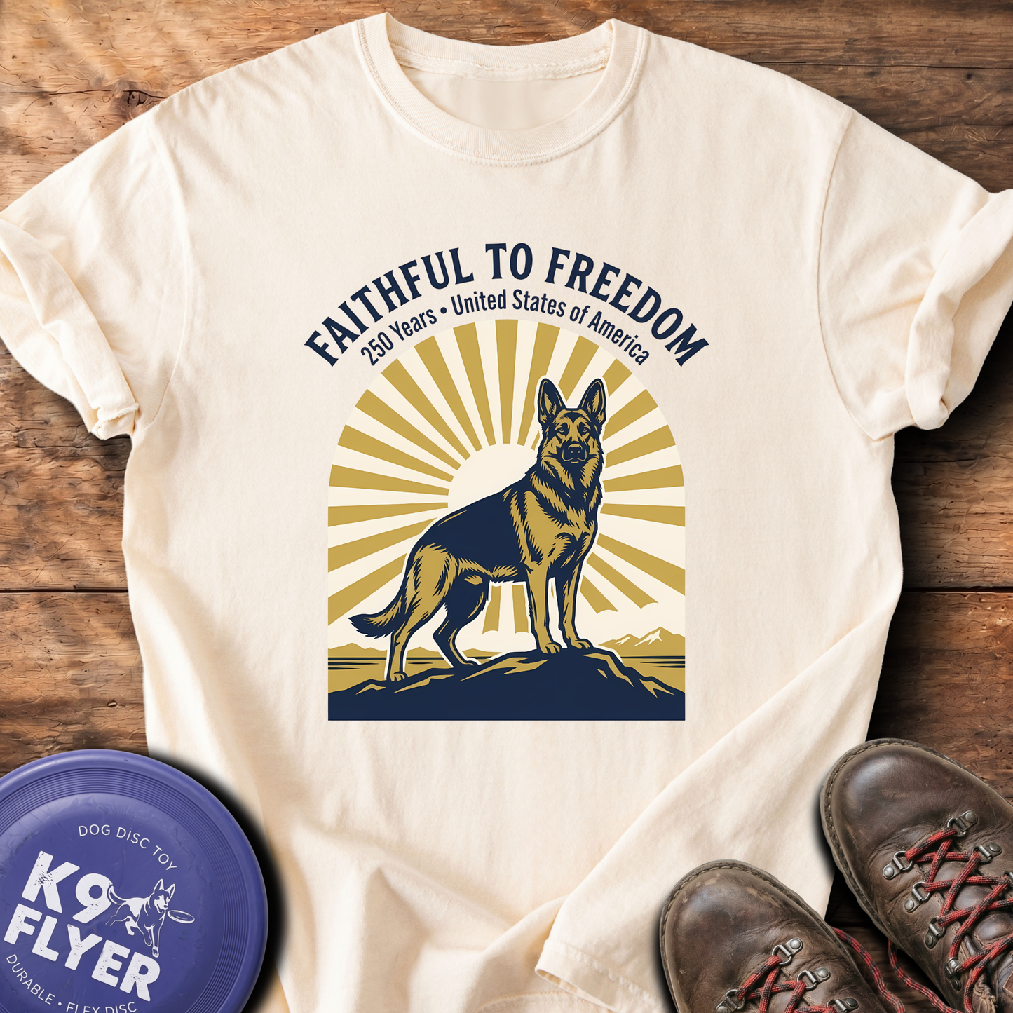 0124 Retro Faithful To Freedom - Ivory