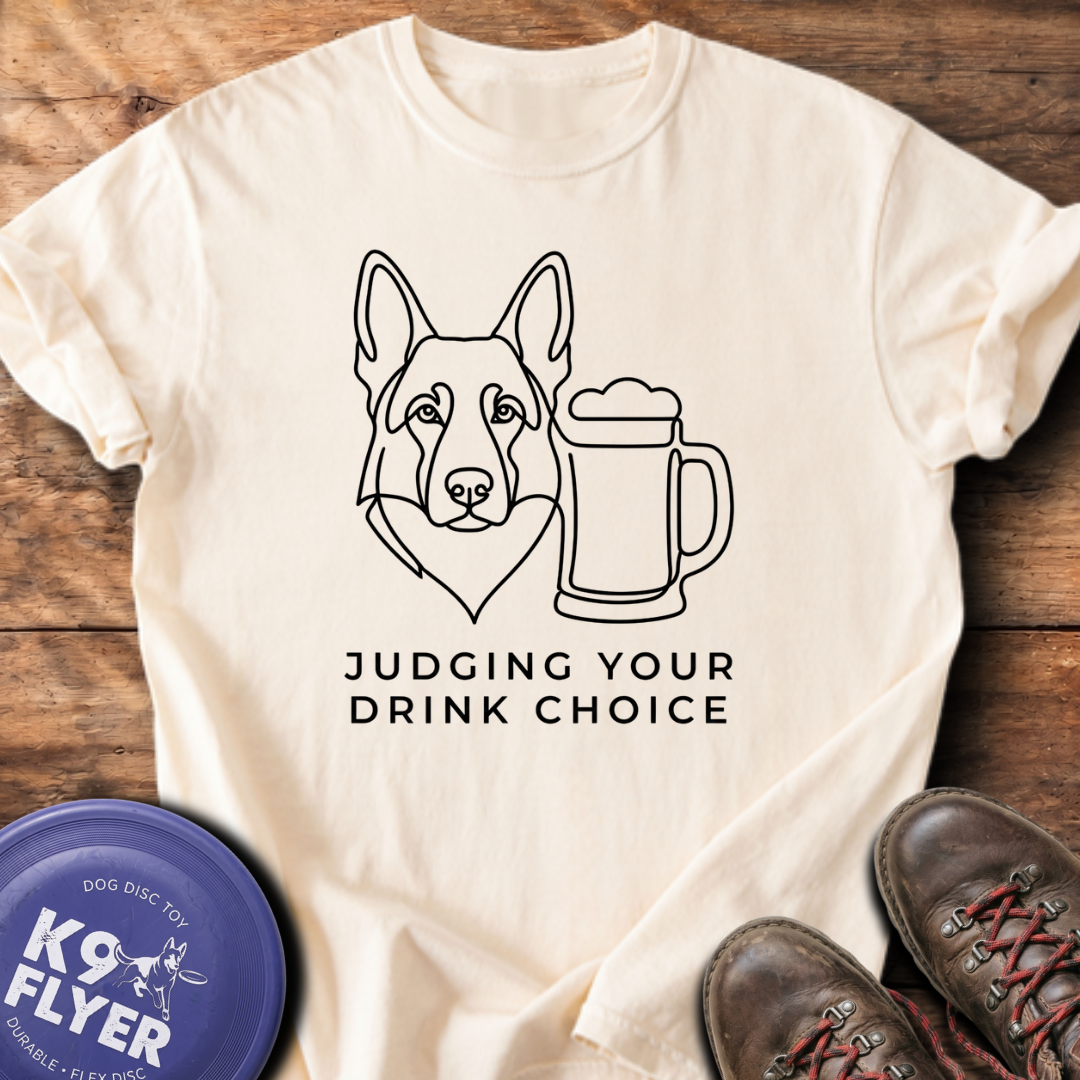 Judging Your Drink Choice T-Shirt - Ivory