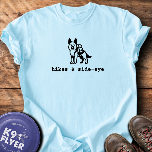 Hikes & Side Eye T-Shirt - Chambray
