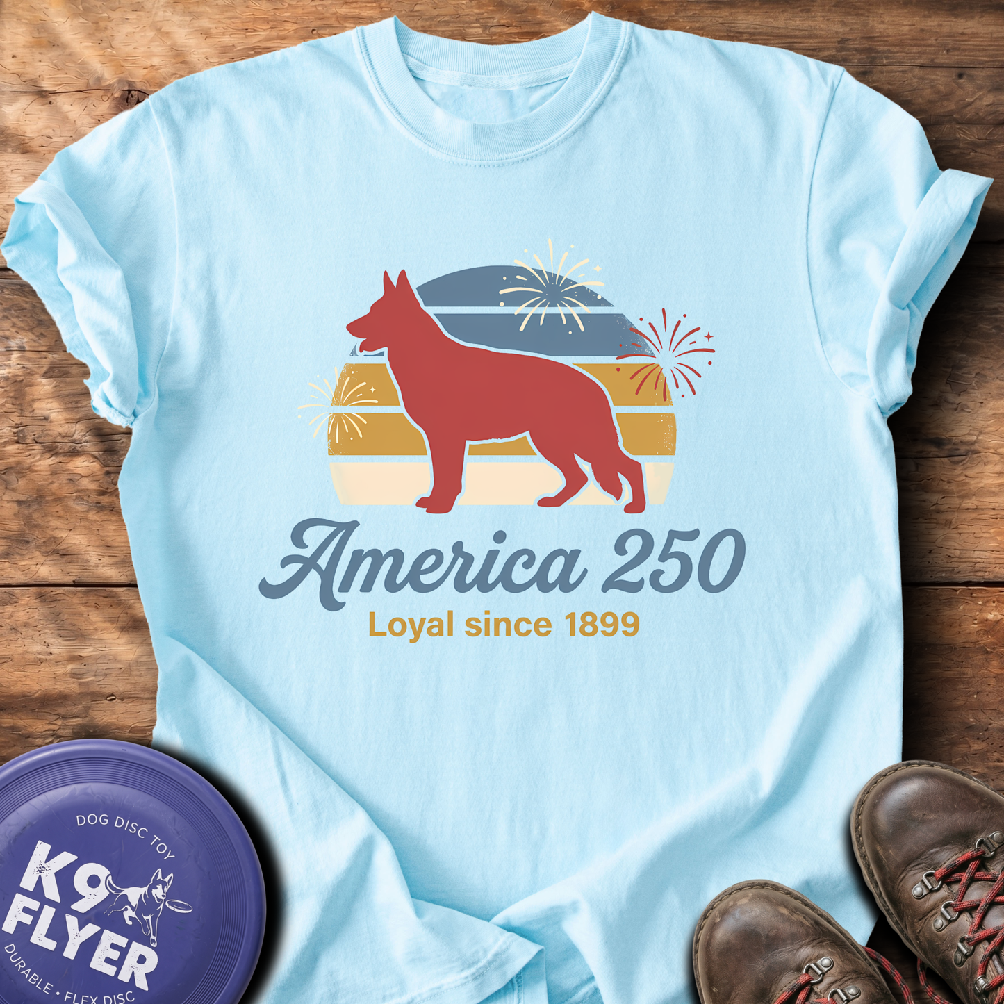 0125 Retro America 250 - Chambray