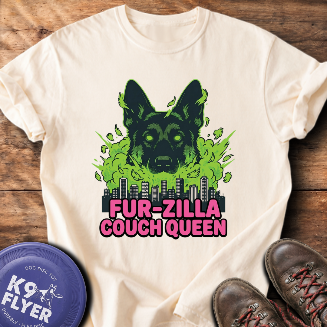 Fur-Zilla T-Shirt - Ivory