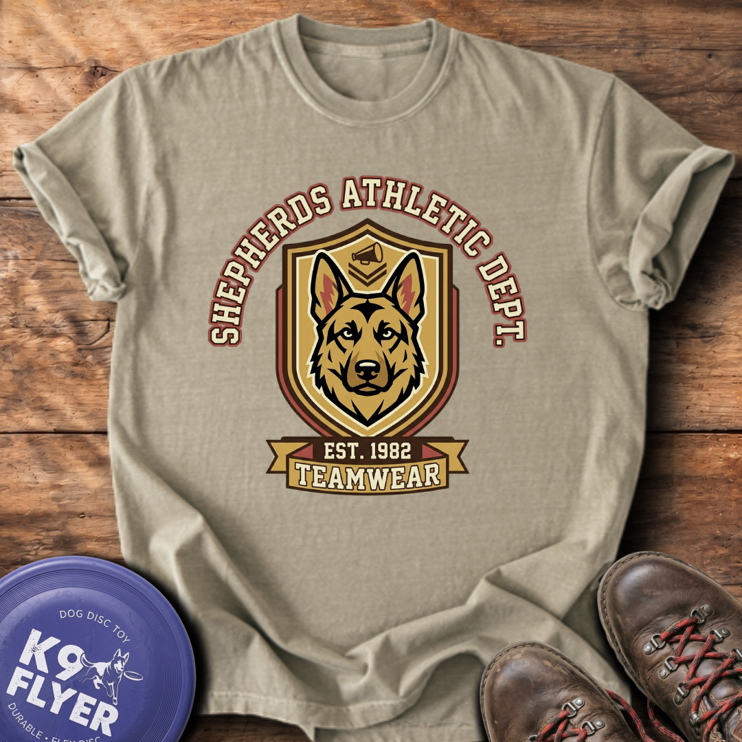 Shepherds Athletic Dept T-Shirt - Khaki