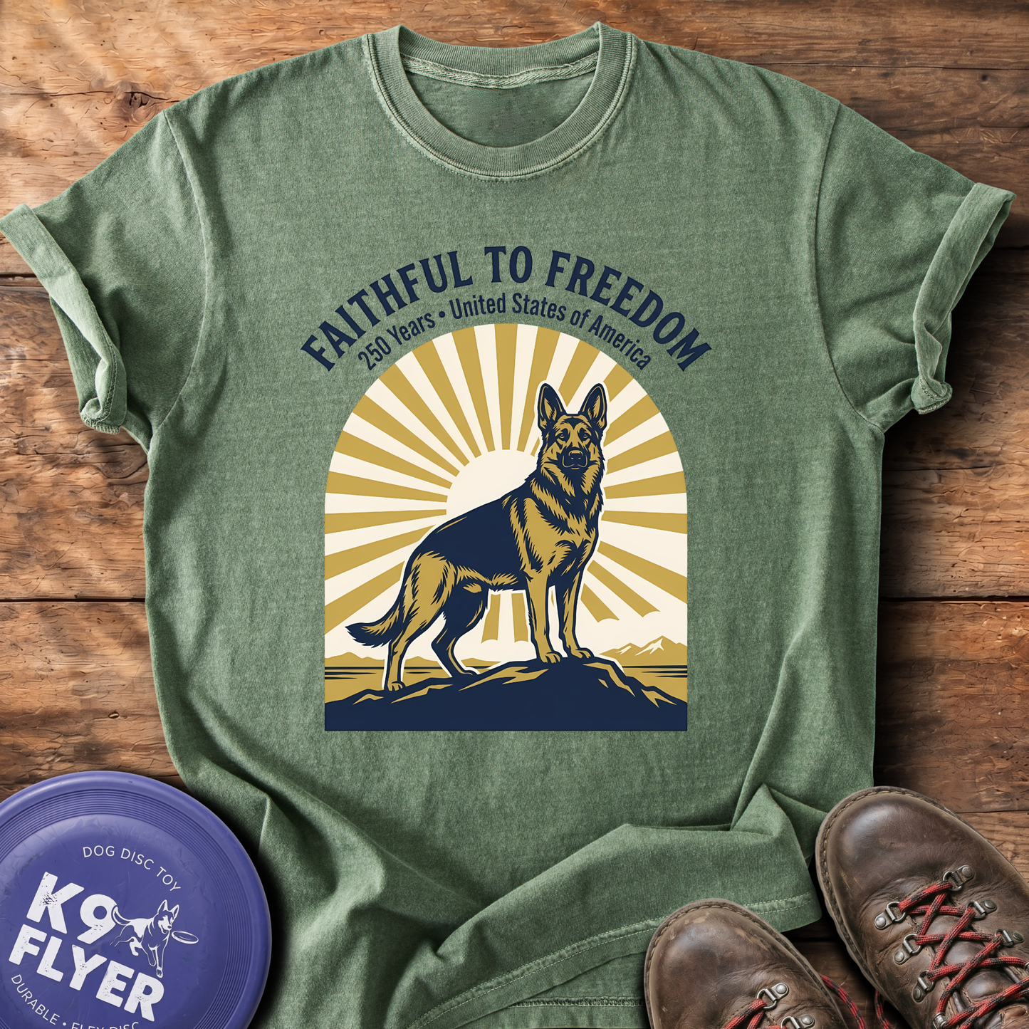 0124 Retro Faithful To Freedom - Moss