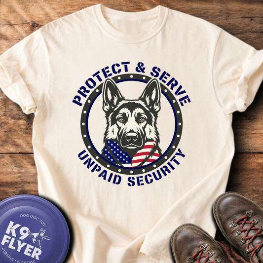 Unpaid Security T-Shirt - Ivory