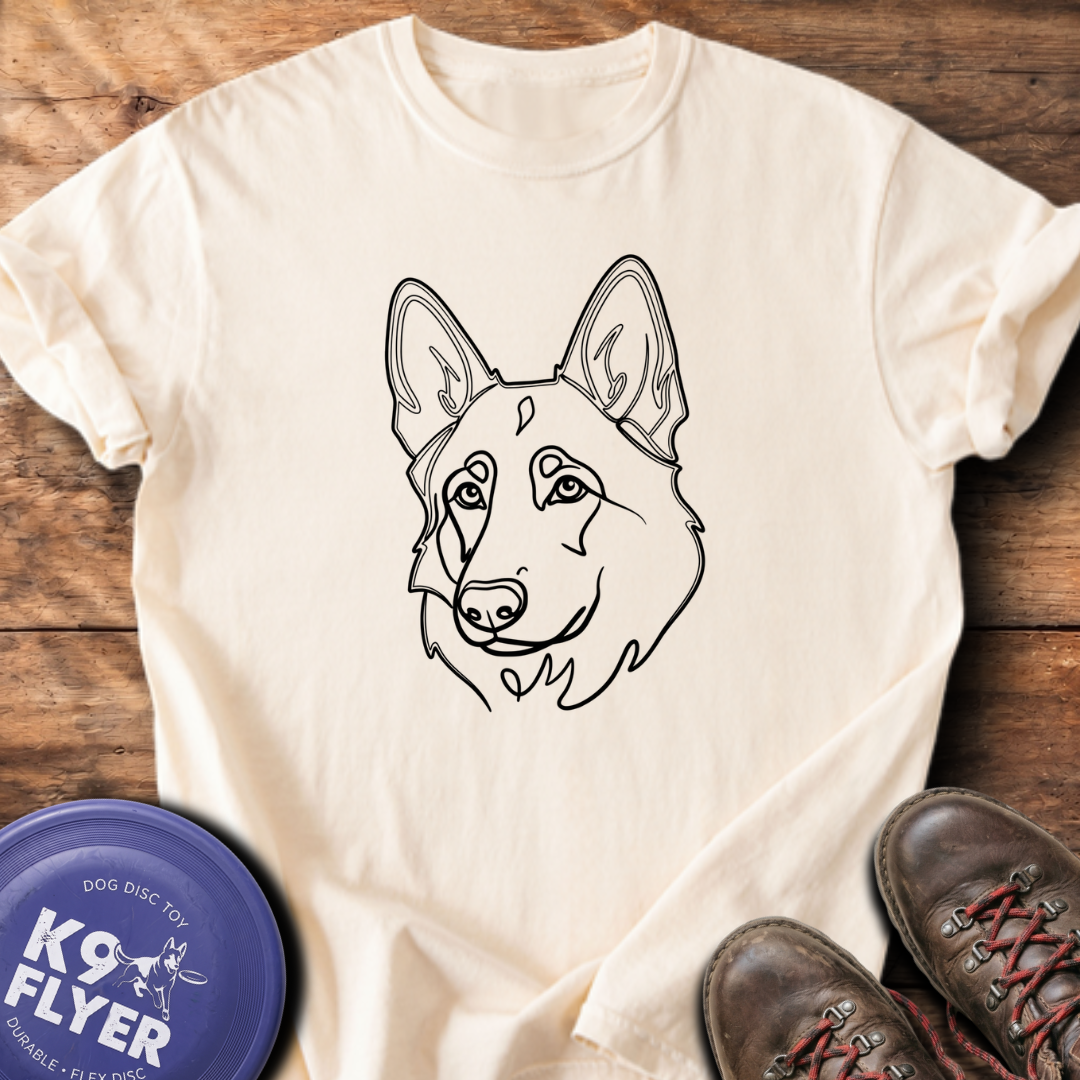 GSD Line Portrait - Ivory