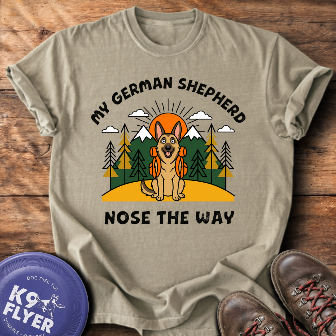 Nose The Way T-Shirt - Khaki