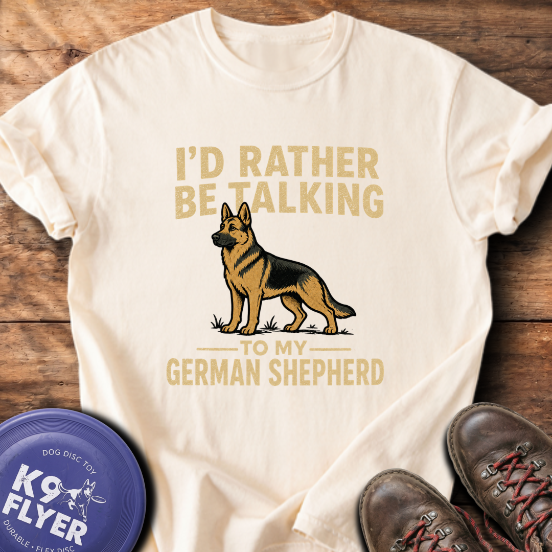 I'd Rather Be Talking T-Shirt - Ivory