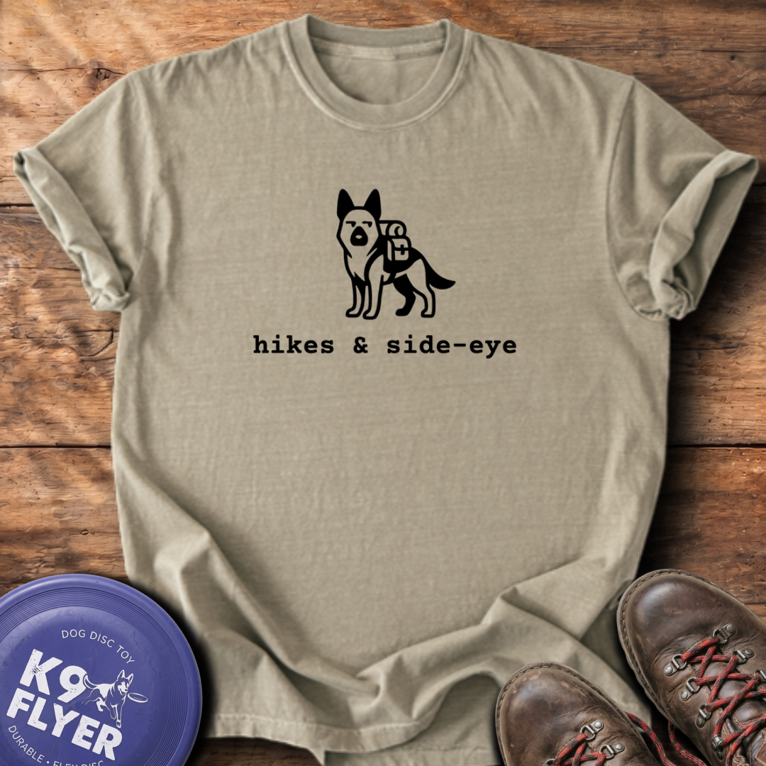 Hikes & Side Eye T-Shirt - Khaki