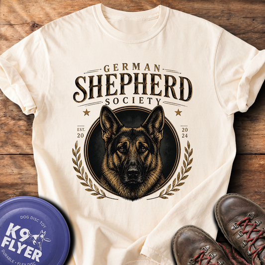 0061 German Shepherd Society - Washed Denim