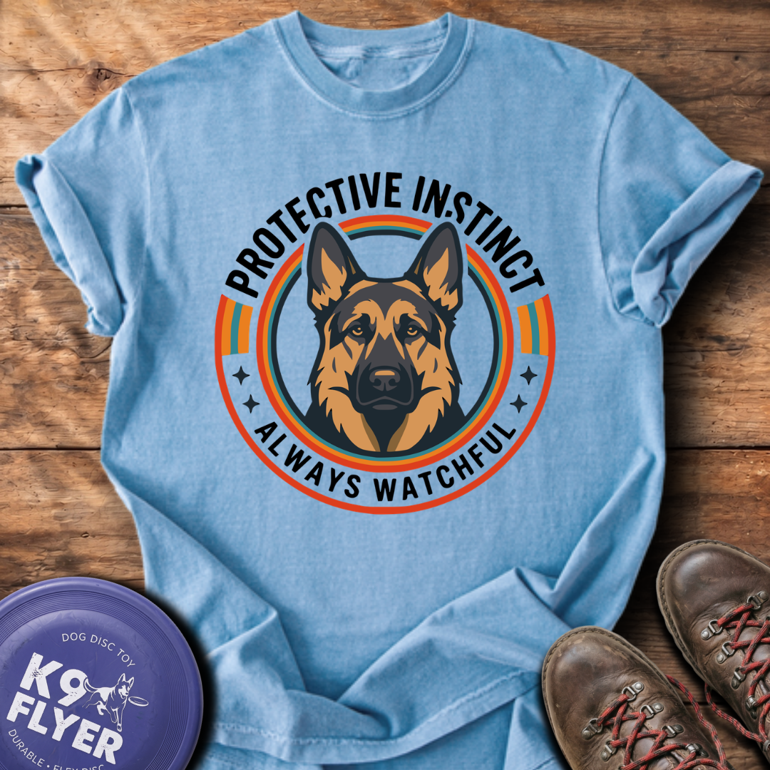 Protective Instinct T-Shirt - Washed Denim