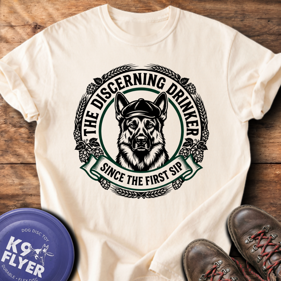 Discerning Drinker T-Shirt - Ivory