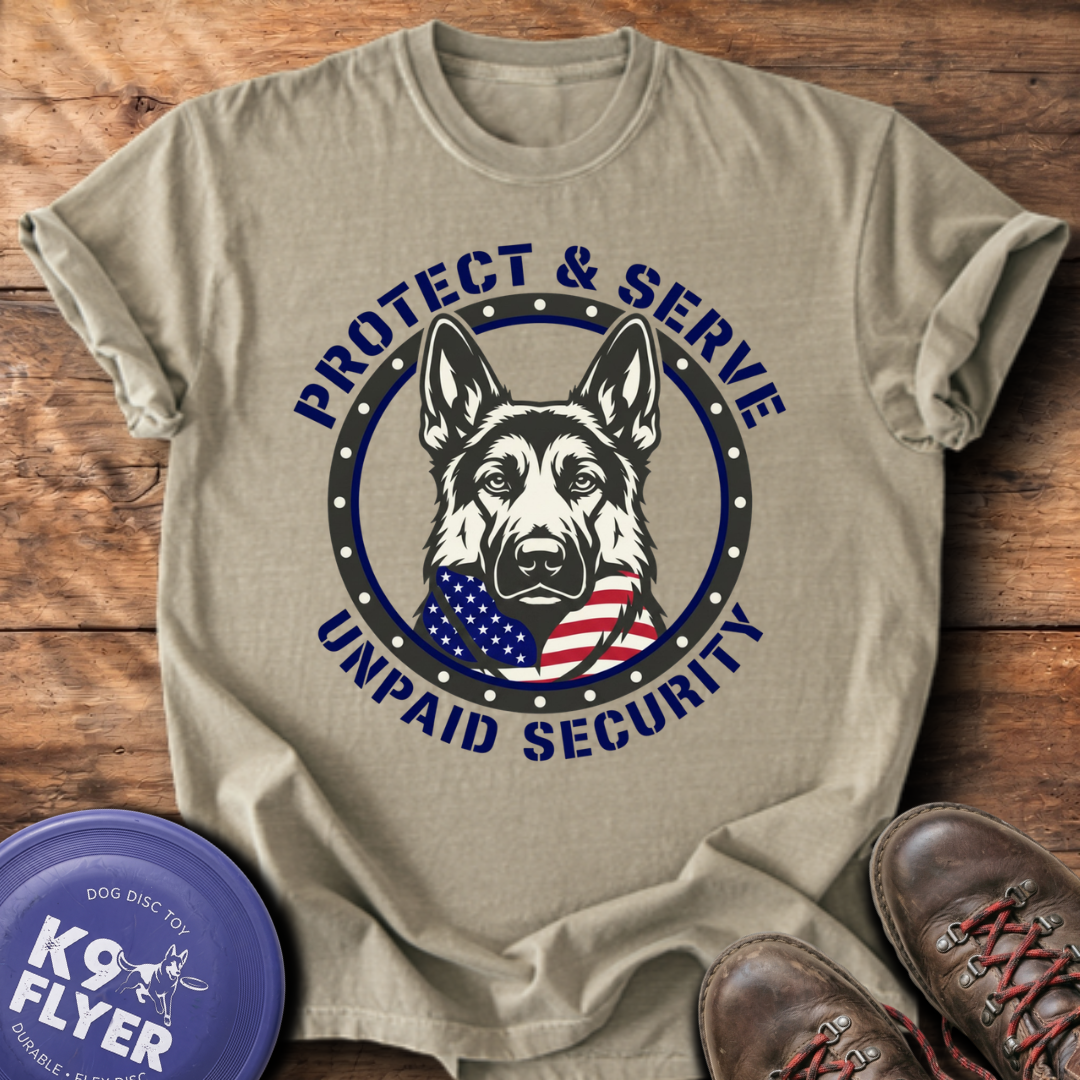 Unpaid Security T-Shirt - Khaki